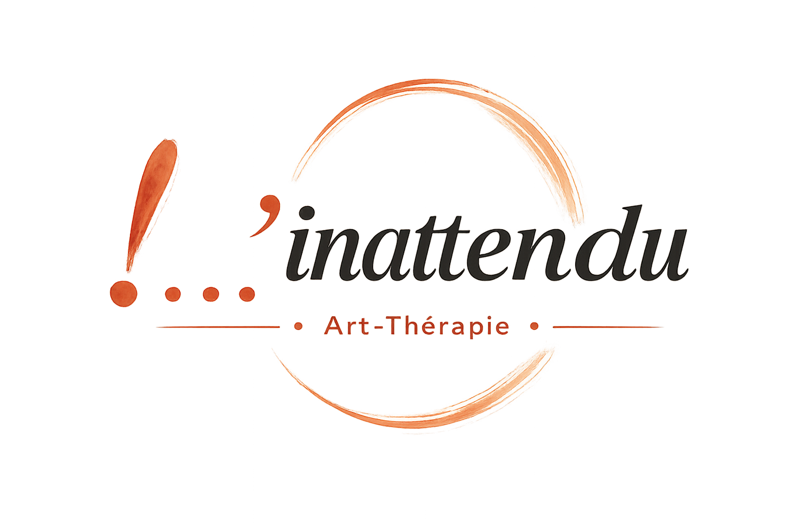 logo linattendu couleur sur fond transparent
